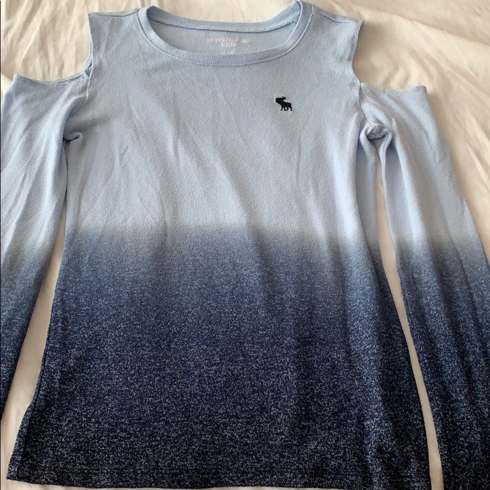 Soft open shoulder sweatshirt